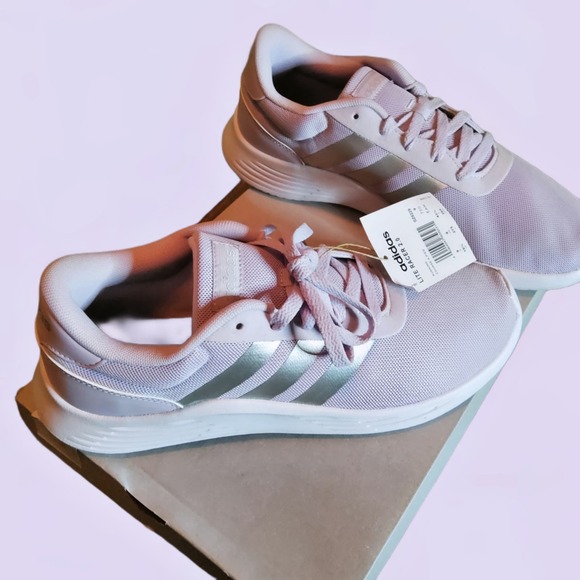 ADIDAS WOMEN'S LITE RACER 2.0 LIGHT PURPLE RUNNING SHOES / SNEAKERS SIZE 10.5 - Picture 3 of 8